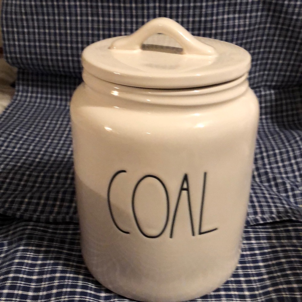 RaeDunn Coal Canister